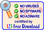 Import Export (MS Office Tool) certified by 123 Free Download to have no Viruses, Spyware, and AdWare