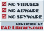 100% Certified Clean by Pad Library